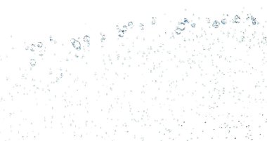 Beyaz arka planda yağmur. Soyut bir dokunun fotoğrafı