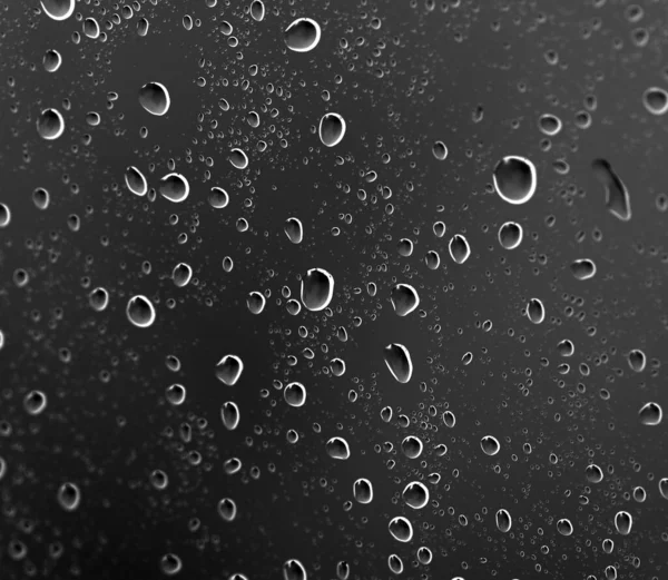 Капли Воды Стекло Фотография Абстрактной Текстуры — стоковое фото