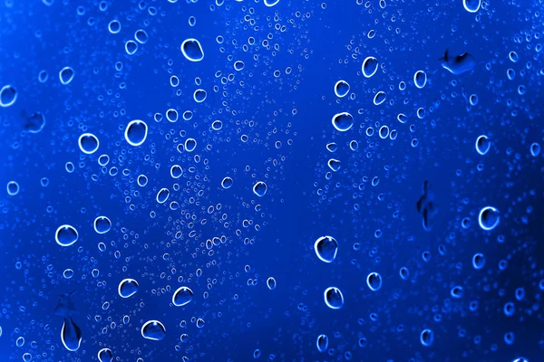 Blue Abstract Water Drops Background Фотография Абстрактной Текстуры — стоковое фото