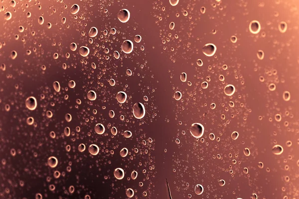 Краплі Води Склі Фото Абстрактної Текстури — стокове фото