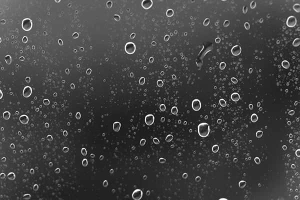 Gotas Água Vidro Foto Uma Textura Abstrata — Fotografia de Stock
