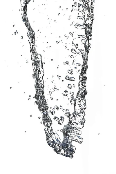 Water Een Witte Achtergrond Foto Van Een Abstracte Textuur — Stockfoto