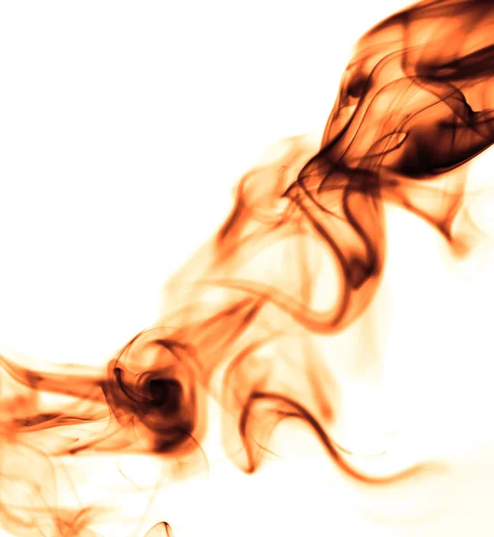Красный Дым Белом Фоне Фотография Абстрактной Текстуры — стоковое фото