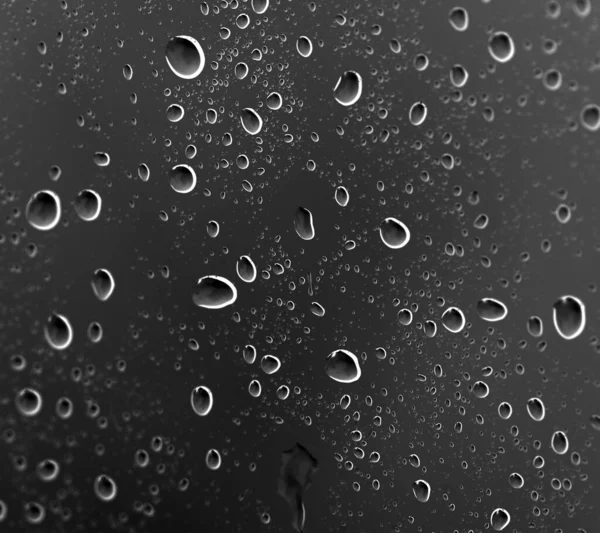 Druppels Water Glas Foto Van Een Abstracte Textuur — Stockfoto