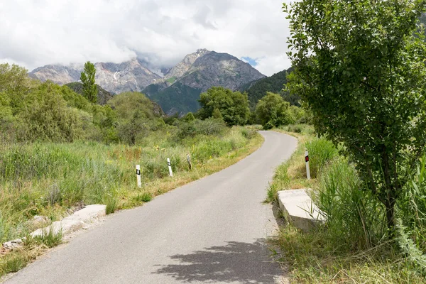 Road Mountains Nature Park Nature — Stock Photo, Image