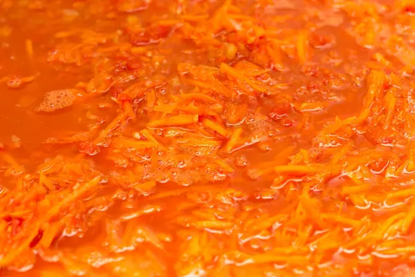 Fondo Pomodoro Arrosto Carota Foto Una Texture Astratta — Foto Stock