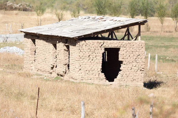 Maison Brique Inachevée Dans Nature Dans Parc Dans Nature — Photo