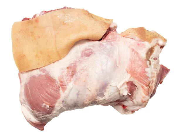 Schweinefleisch Auf Weißem Hintergrund Fotos Atelier — Stockfoto