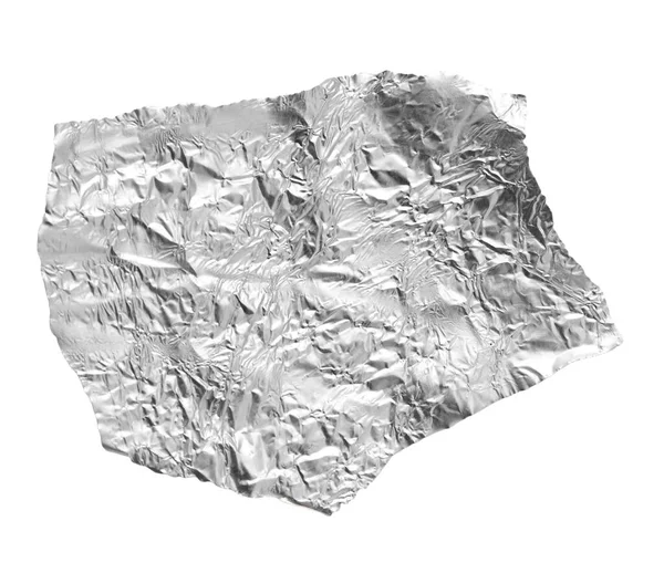 Silver Leaf White Background Photos Studio — Stock Photo, Image