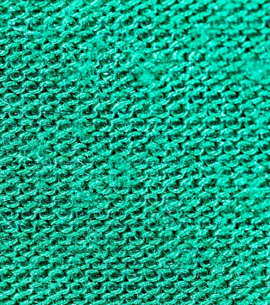 Green Fabric Background Macro Photo Abstract Texture — Stock Photo, Image