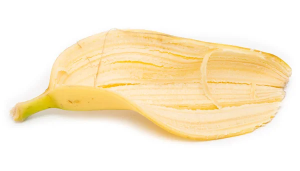 Banana Peel White Background Photos Studio — Stock Photo, Image