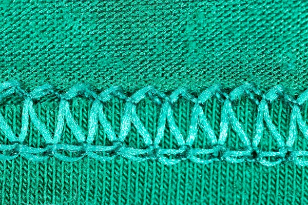 Zelená Tkanina Jako Pozadí Makro Fotografie Abstraktní Textury — Stock fotografie