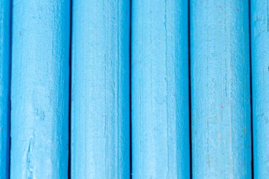 Arka plan olarak mavi kalemler. Soyut bir dokunun fotoğrafı