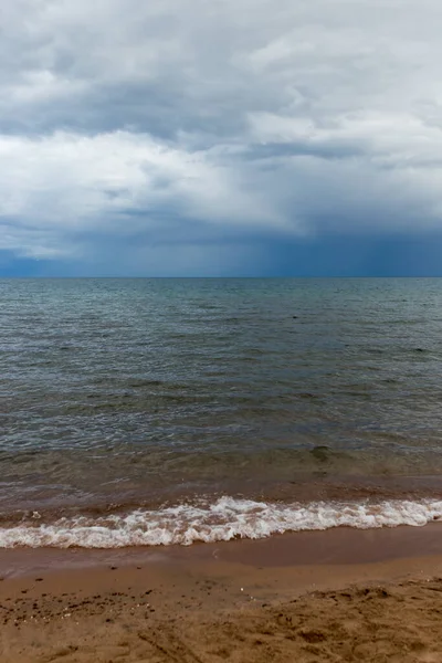 Хмарна Погода Морі Фон — стокове фото