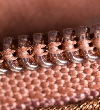 Arka planda fermuar var. makro .