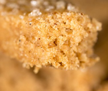 Kurabiyeler arka plan. Makro. Fotoğraflar stüdyoda.