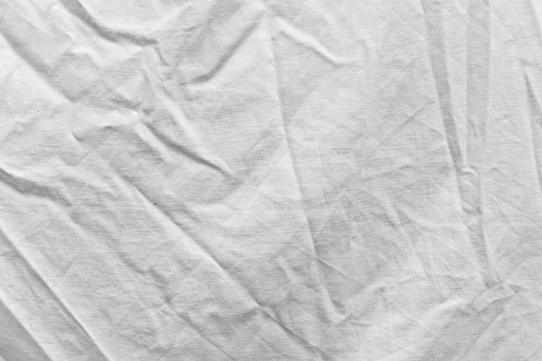 Wrinkled White Cloth Background — Stock Photo, Image