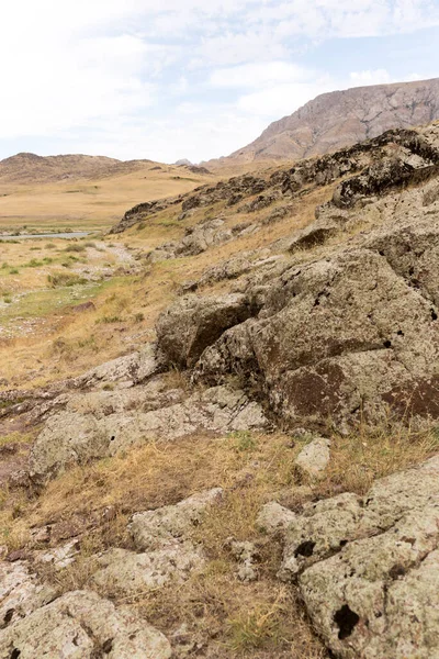 Pierres Rupestres Dans Les Montagnes Dans Parc Dans Nature — Photo