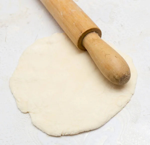 Rolling Dough Rolling Pin Photos Studio — Stock Photo, Image