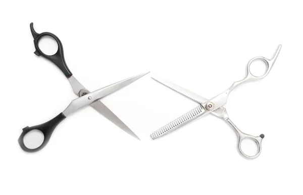 Scissors White Background Photos Studio — Stock Photo, Image