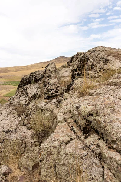 Pierres Rupestres Dans Les Montagnes Dans Parc Dans Nature — Photo