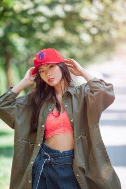 Asyalı kadın moda fotoğraf
