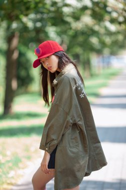 Asyalı kadın moda fotoğraf