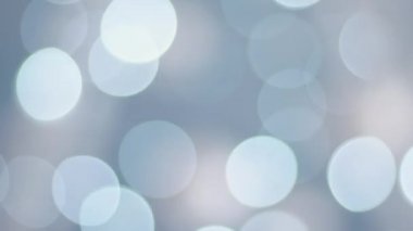 Garland bulanık mavi bokeh arka plan