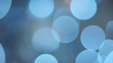 Garland bulanık mavi bokeh arka plan