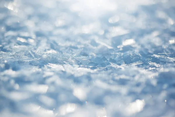 Snö bakgrunden, blå tonad — Stockfoto