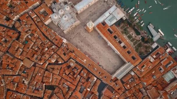 Luchtfoto van Venetië Italië — Stockvideo