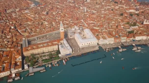 Flygfoto över Venedig Italien — Stockvideo