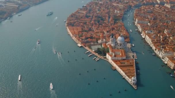 Flygfoto över Venedig Italien — Stockvideo