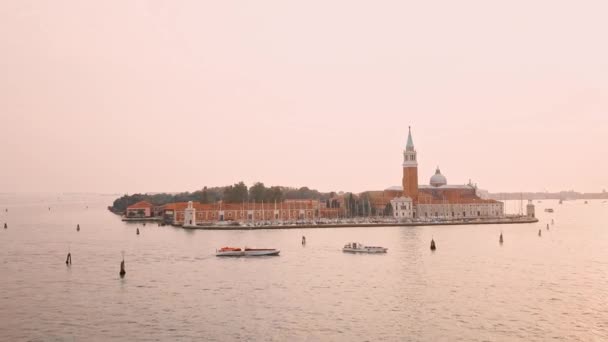 Letecký pohled na Benátky Itálie — Stock video
