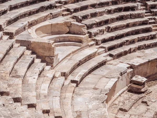 Ruina de la ciudad de Hierapolis en Turquía en Pamukkale. — Foto de Stock