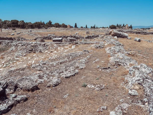 Hierapolis City Ruin in Turchia a Pamukkale. — Foto Stock