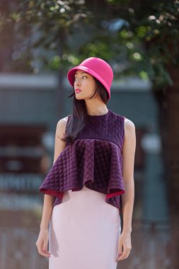 Asyalı kadın romantik portre