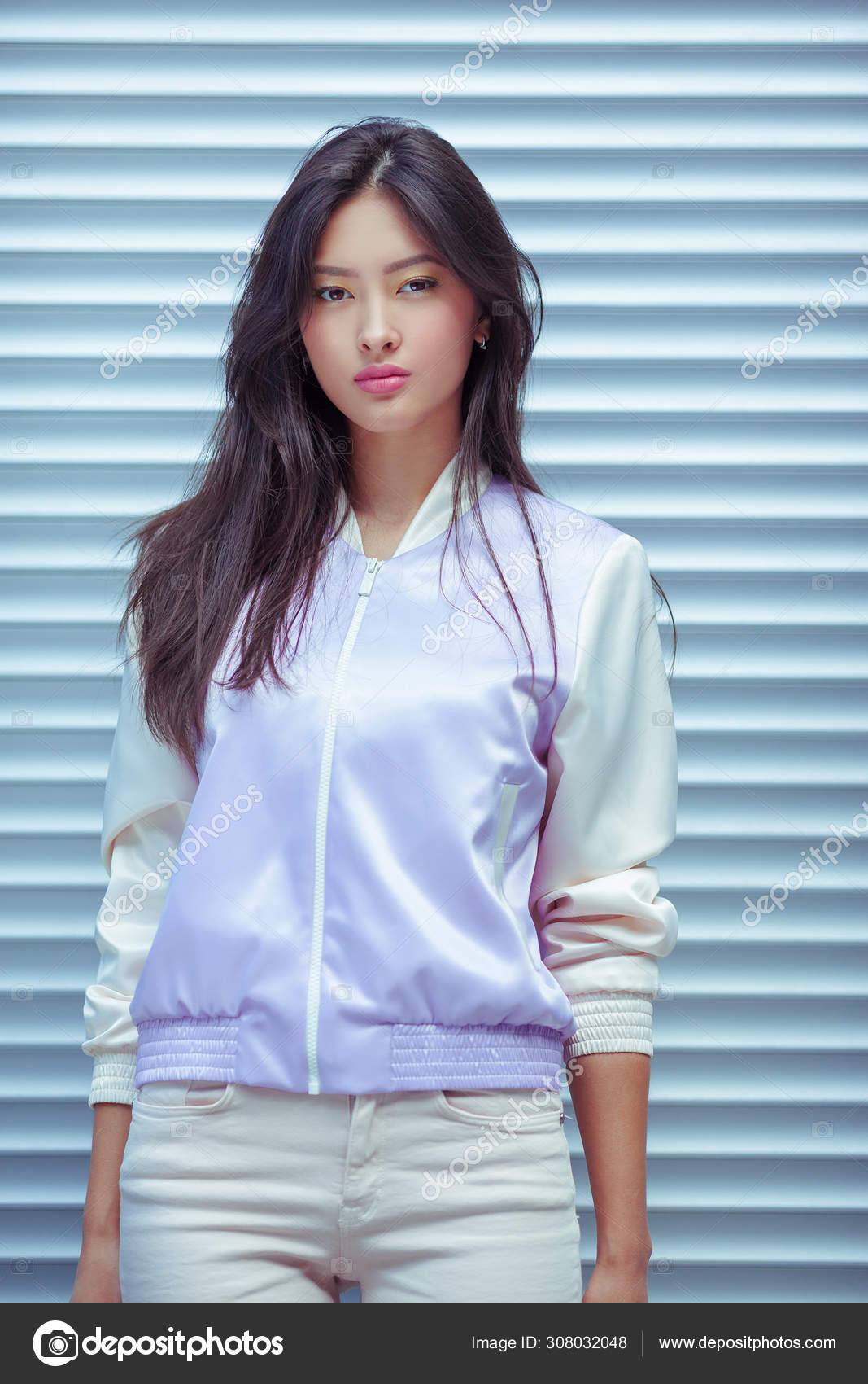 Asian fashion model outdoors Stock Photo by ©dimabl 308032048