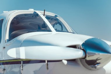 Uçak pervane closeup açık havada