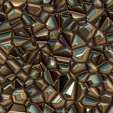 3D Dikişsiz metalik taş, doku