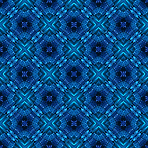 Fondo de patrón elegante azul sin costuras — Foto de Stock