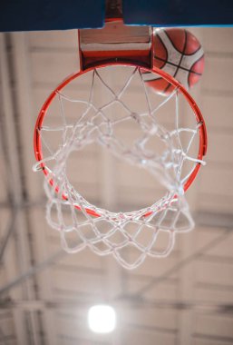 Maç sırasında Basket