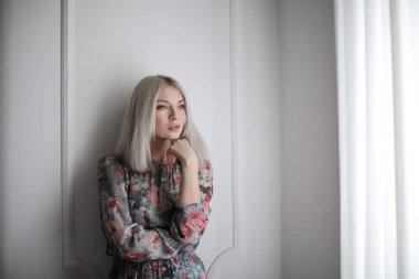 sarışın güzel model portre