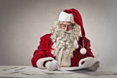 Noel Baba yazma Noel kartları