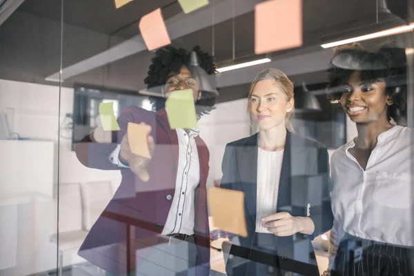 Colleagues Work Office — Stock Photo, Image