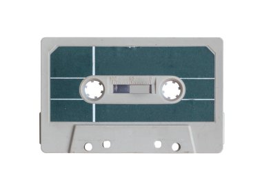 Eski Retro eski Plastik kaset kaset izole