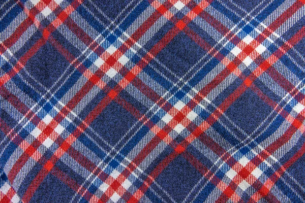 Blue White Red Plaid Hipster Shirt Pattern — 스톡 사진