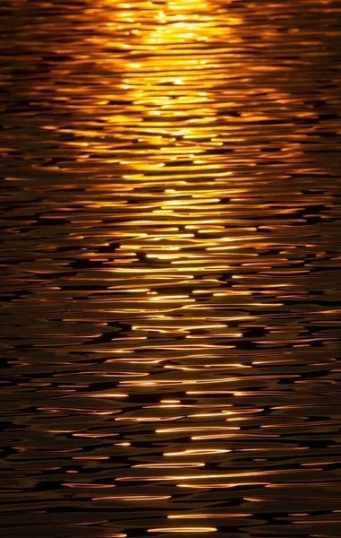 Golden Reflected Sunlight Abstract — Stock Photo, Image
