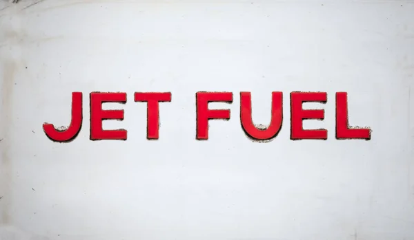 Sinal de Combustível Jet — Fotografia de Stock