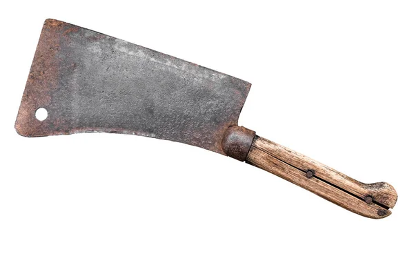 Cleaver de carne isolado ou Hatchet — Fotografia de Stock